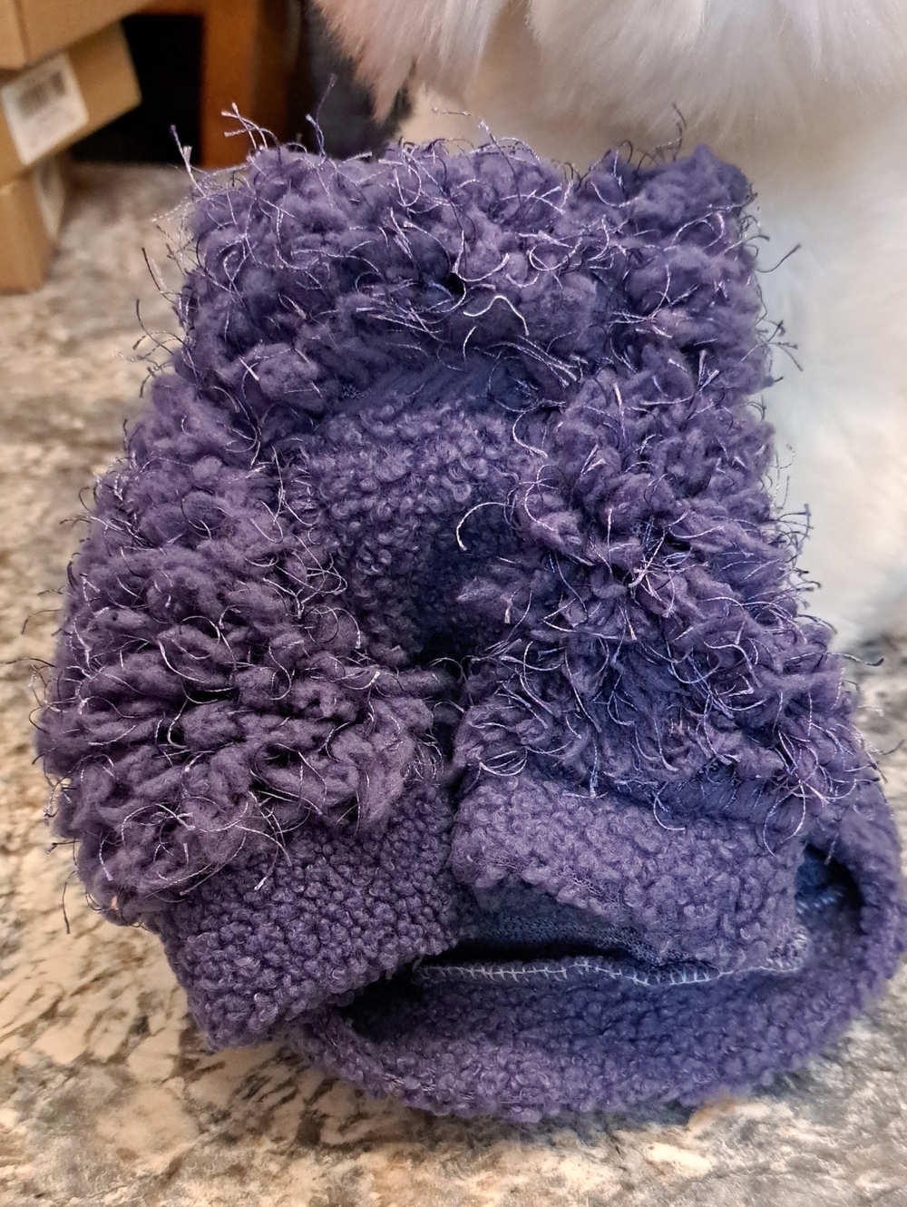 Cozy Purple Dog Sweater - Picture 4 of 4